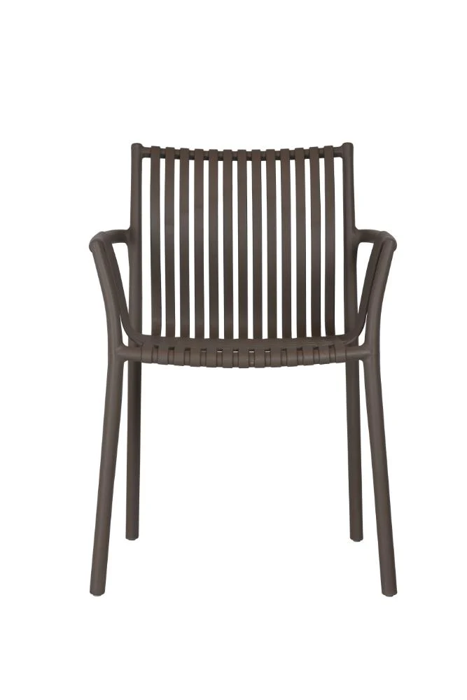 Silla Madrid con Brazos, Color Taupe, Con espaldar y diseño Moderno - Image 5
