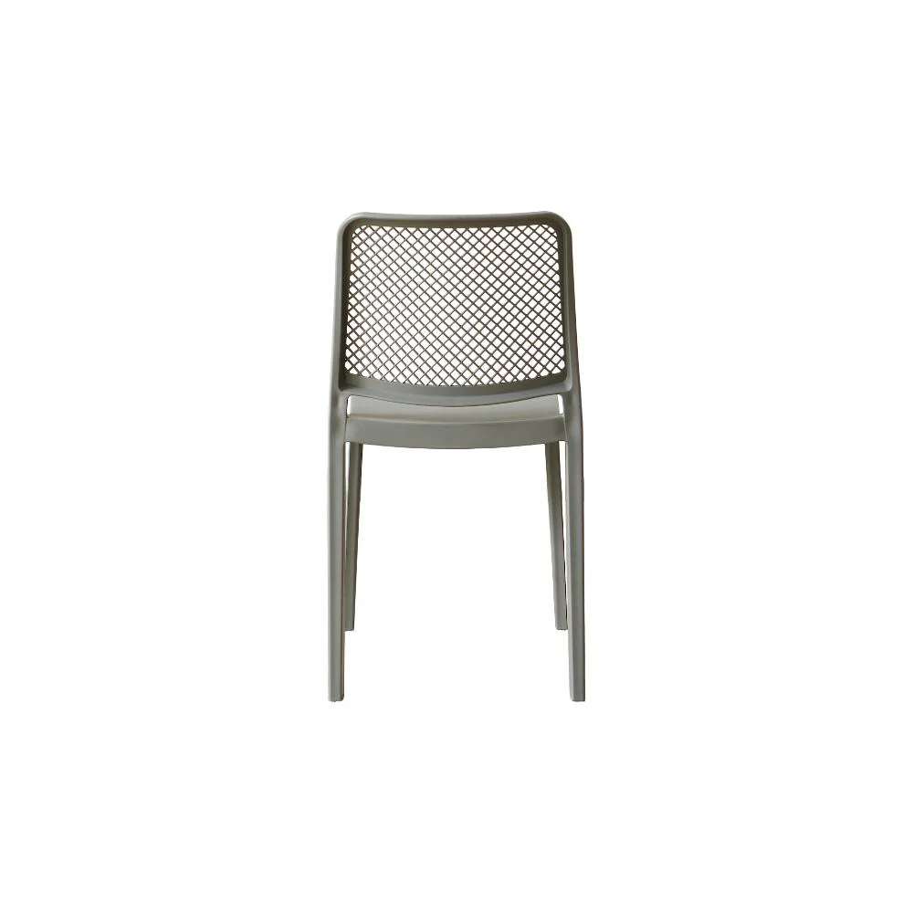 Silla Manhattan, Gris Oscuro, Con espaldar en rejilla y diseño minimalista - Image 11