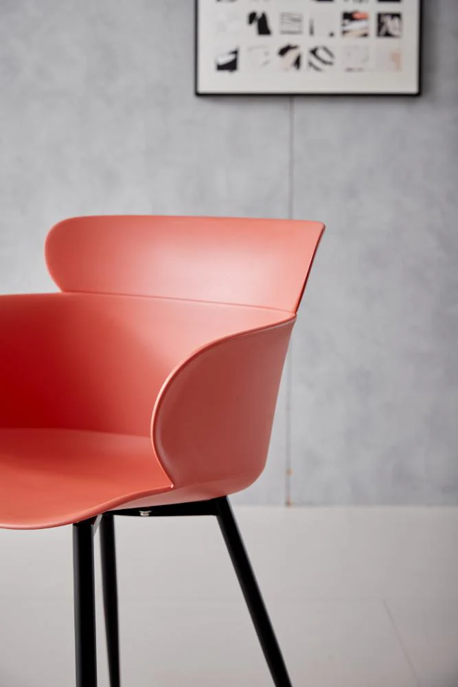 Silla Miami con Brazos, Color Rojo, Con espaldar y diseño Moderno - Image 3
