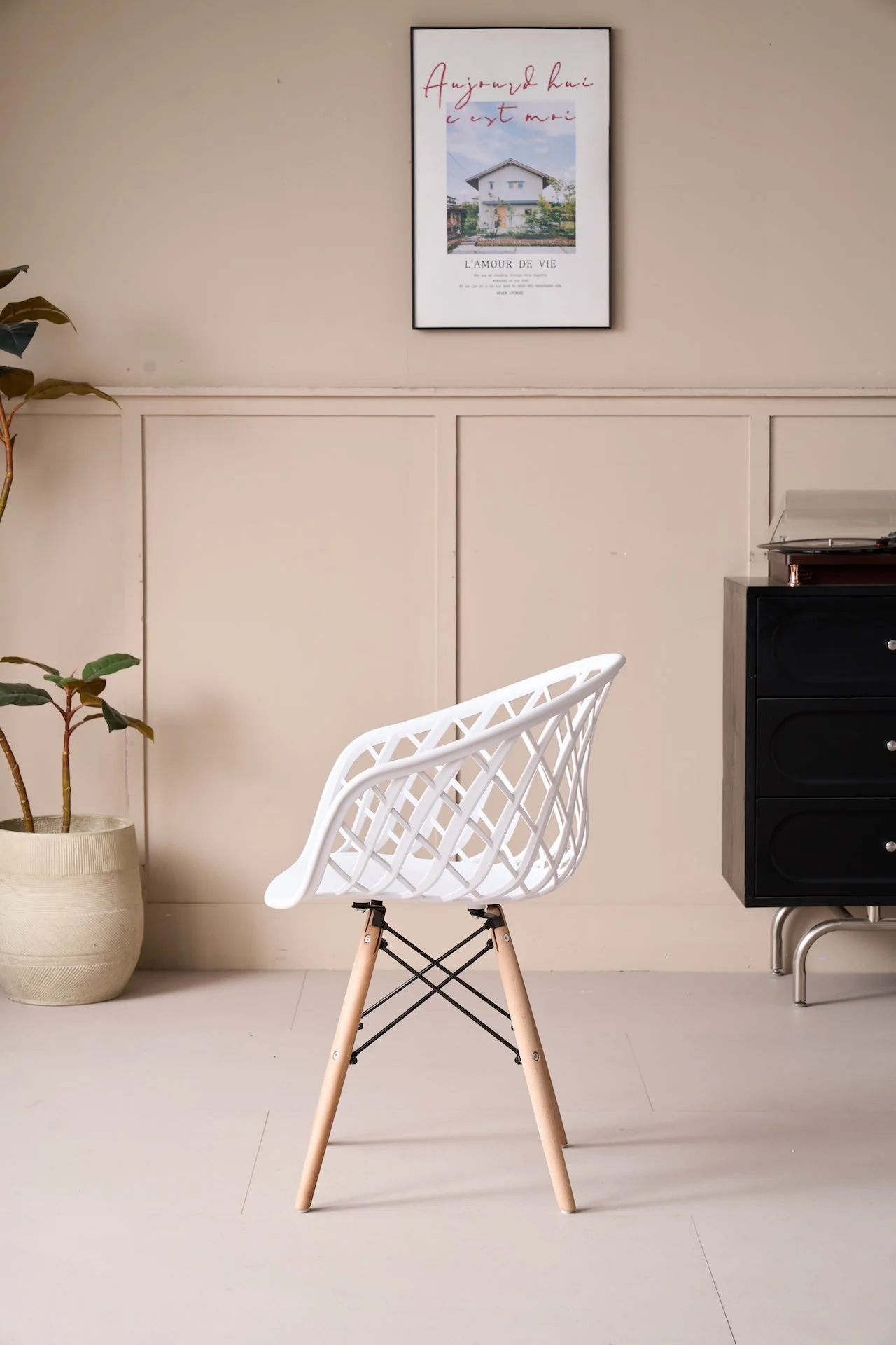 Silla Oasis con Brazos, Color Blanco, Con espaldar - Image 2