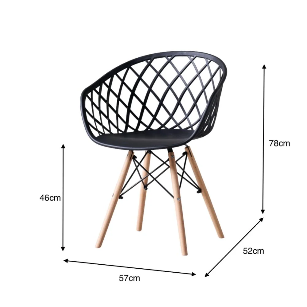 Silla Oasis con Brazos, Color Negro, Con espaldar - Image 12