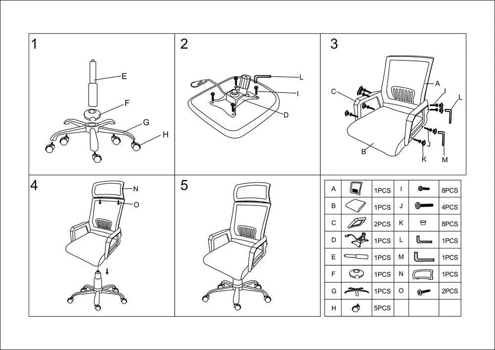 Silla Oficina X-57B, Wengue, con Cómodo Espaldar y Rodachines - Image 13