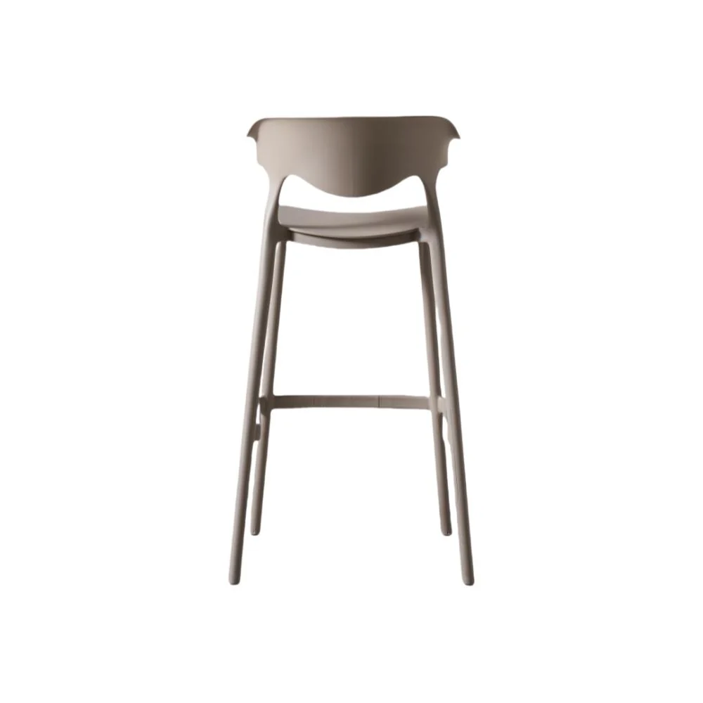 Silla para Bar Elena, Color Taupe, Diseño Moderno - Image 12