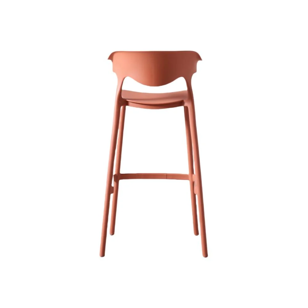 Silla para Bar Elena, Color Terracota, Diseño Moderno - Image 12