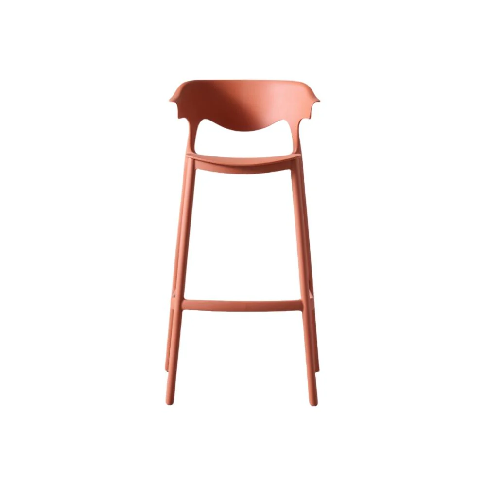 Silla para Bar Elena, Color Terracota, Diseño Moderno - Image 9