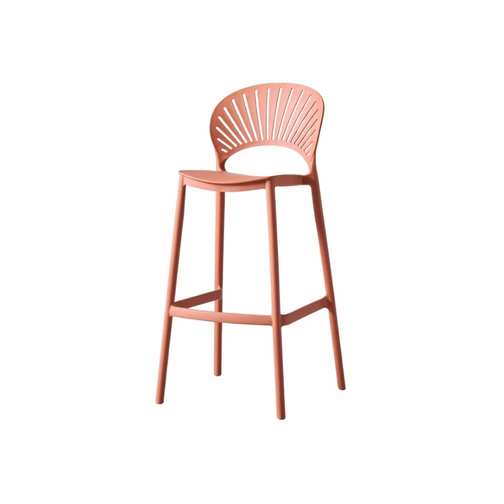 Silla para Bar Paraiso, Color Terracota, Diseño moderno - Image 8