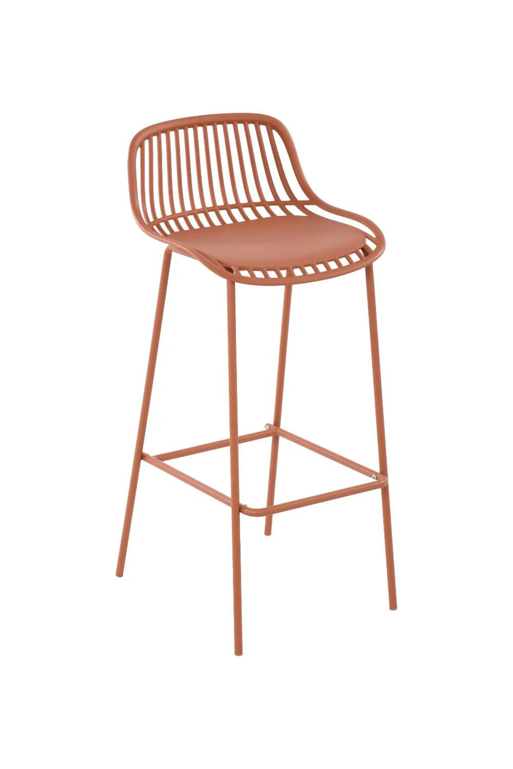Silla para Bar Tulum, Color Terracota, Diseño Moderno - Image 7