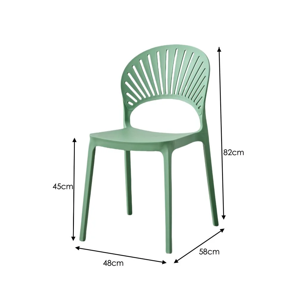 Silla Paraiso, Color Verde Oliva, Con espaldar y Diseño moderno - Image 11