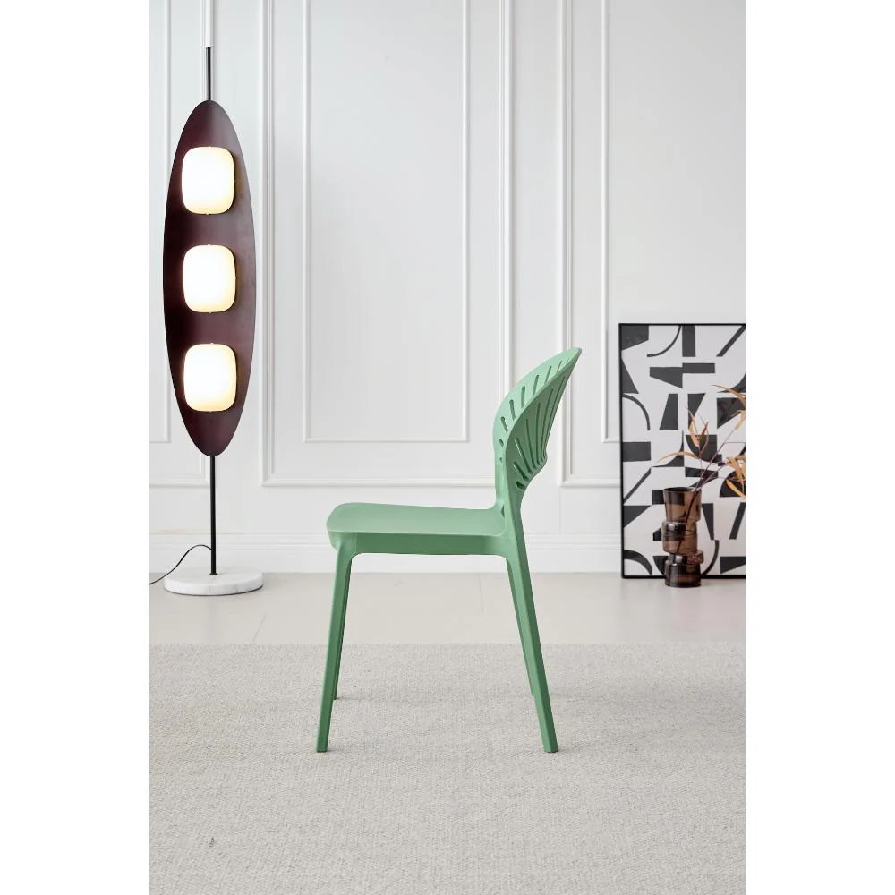 Silla Paraiso, Color Verde Oliva, Con espaldar y Diseño moderno - Image 3