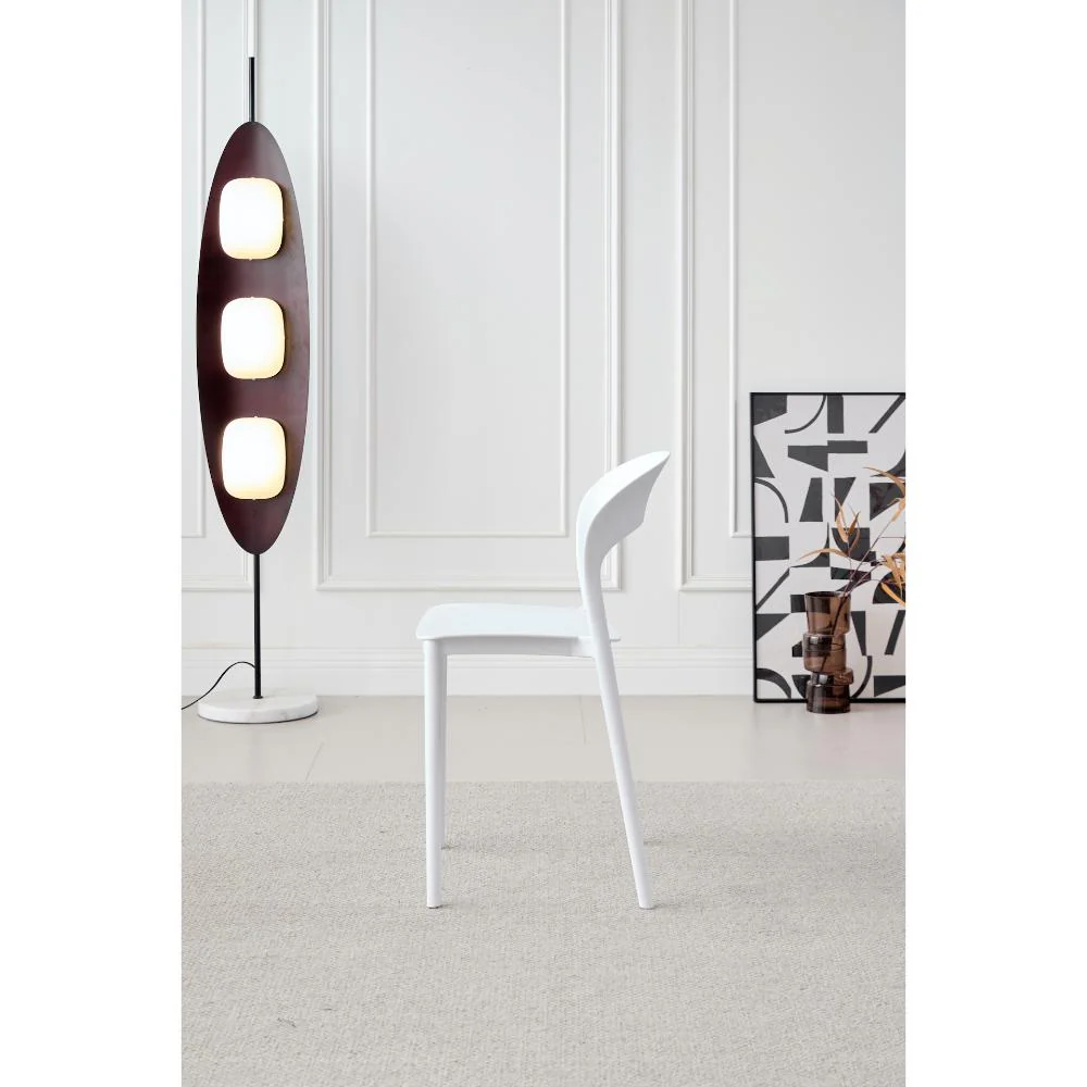 Silla Patrick, Color Blanco, Con espaldar y diseño Moderno - Image 9