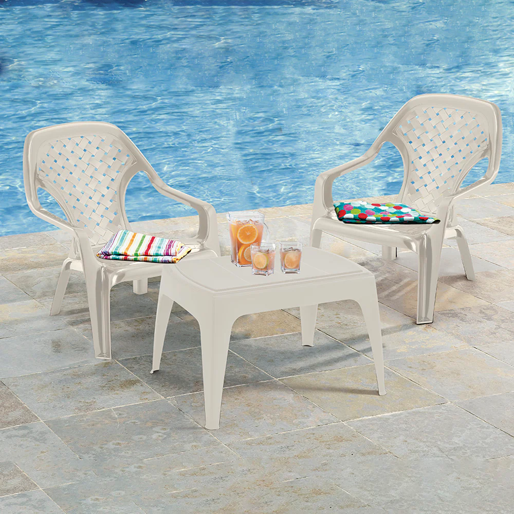 Silla playera taupe marca Rimax