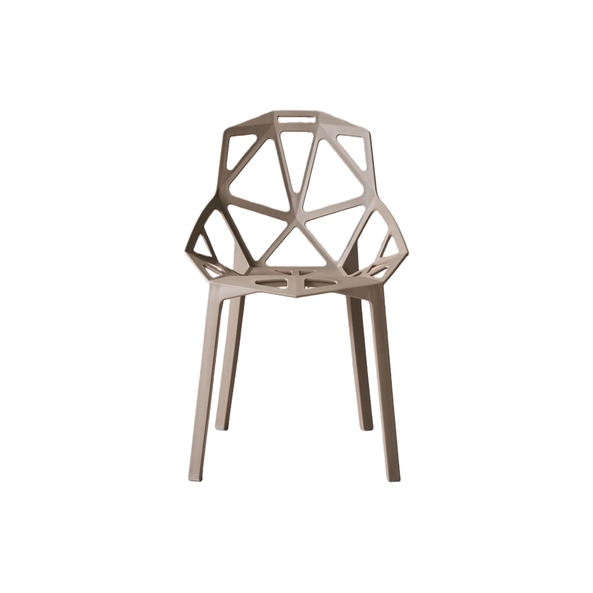 Silla Roxy, Color Taupe, Con espaldar y diseño Moderno - Image 7