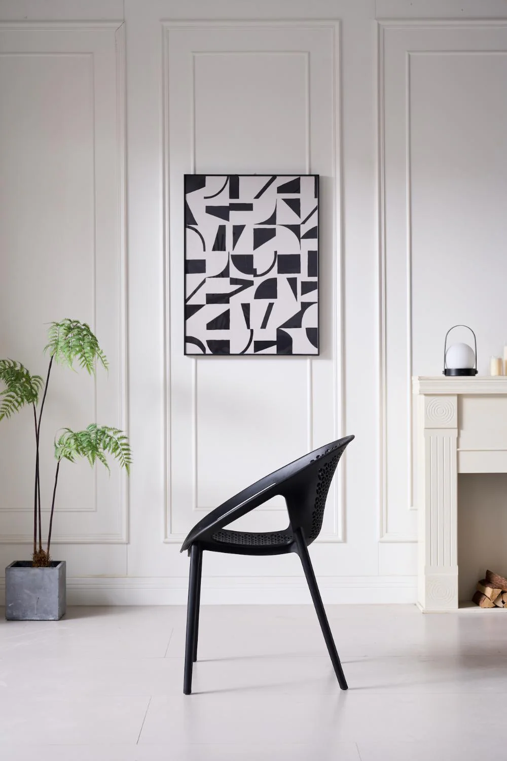 Silla Selva Con Brazos, Color Negro, Con espaldar - Image 3
