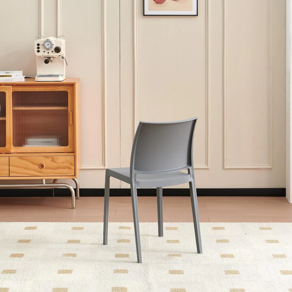 Silla Soho, Gris Oscuro, Con espaldar cerrado y diseño minimalista - Image 5