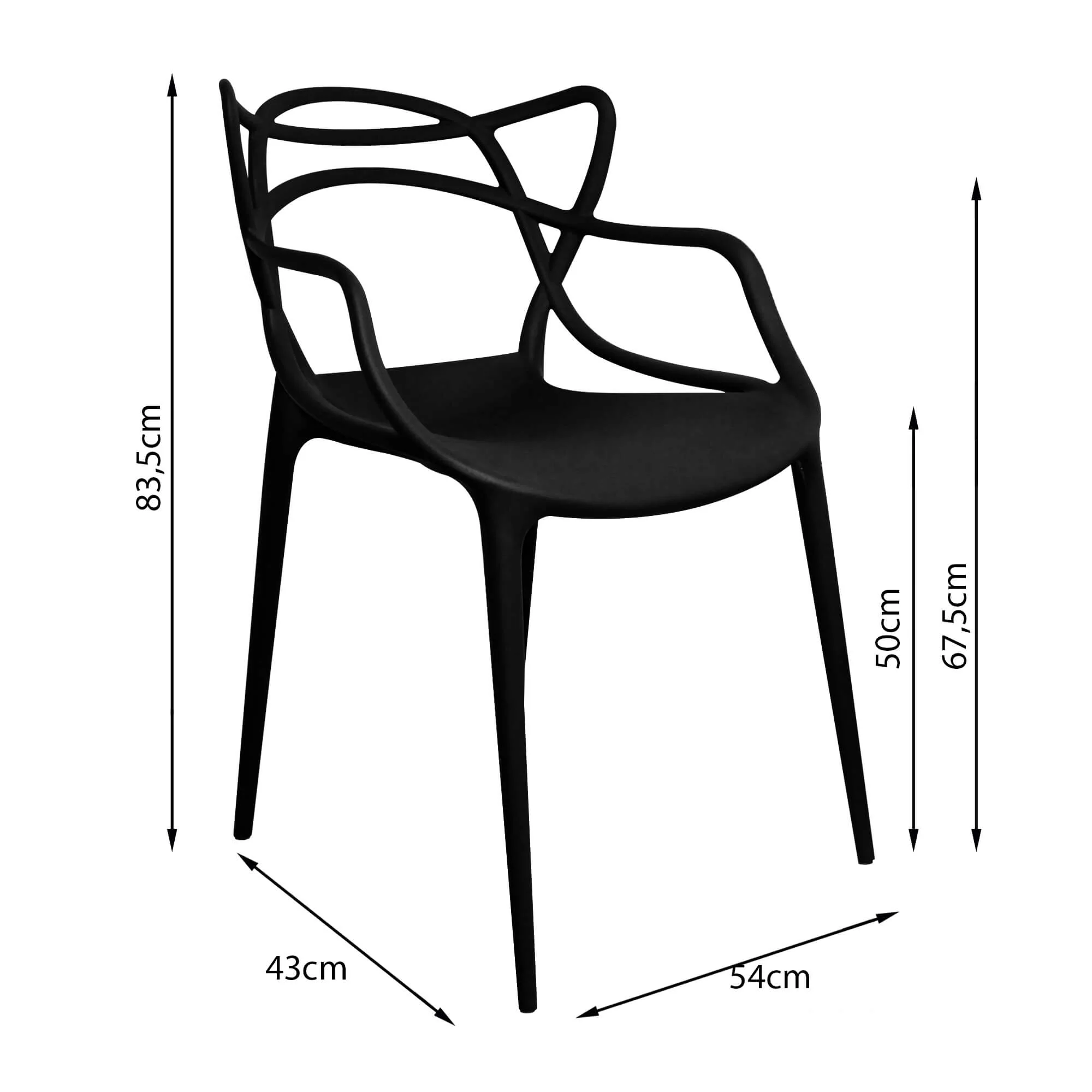Silla de exterior solna tipo master jardín color negro - Image 5