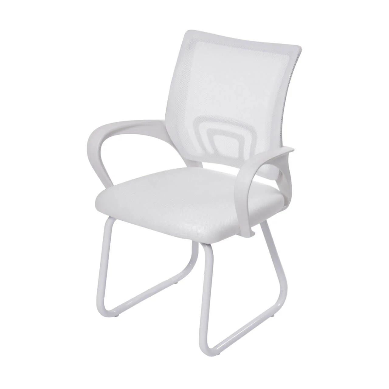 Silla interlocutora tok fija escritorio color blanco - Image 3