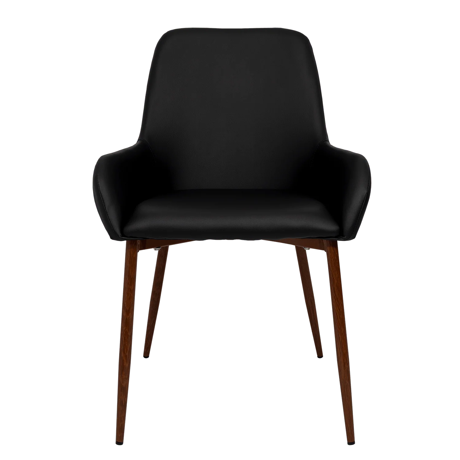 Sillas Clásicas Concept X2, Wengue y Café, con Cómodo Espaldar - Image 2