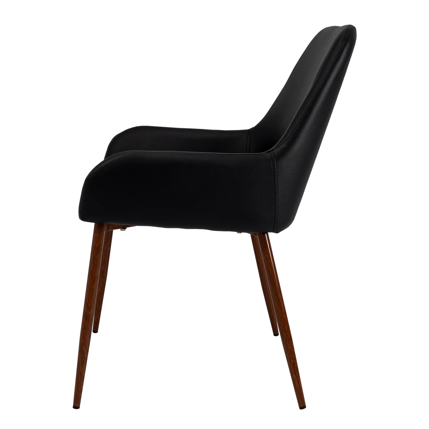 Sillas Clásicas Concept X2, Wengue y Café, con Cómodo Espaldar - Image 8