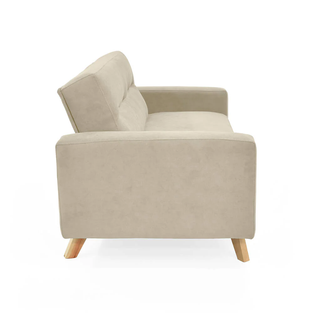 Sofa Barza 2 Puestos Tela 150x82x83 Taupe - Image 3