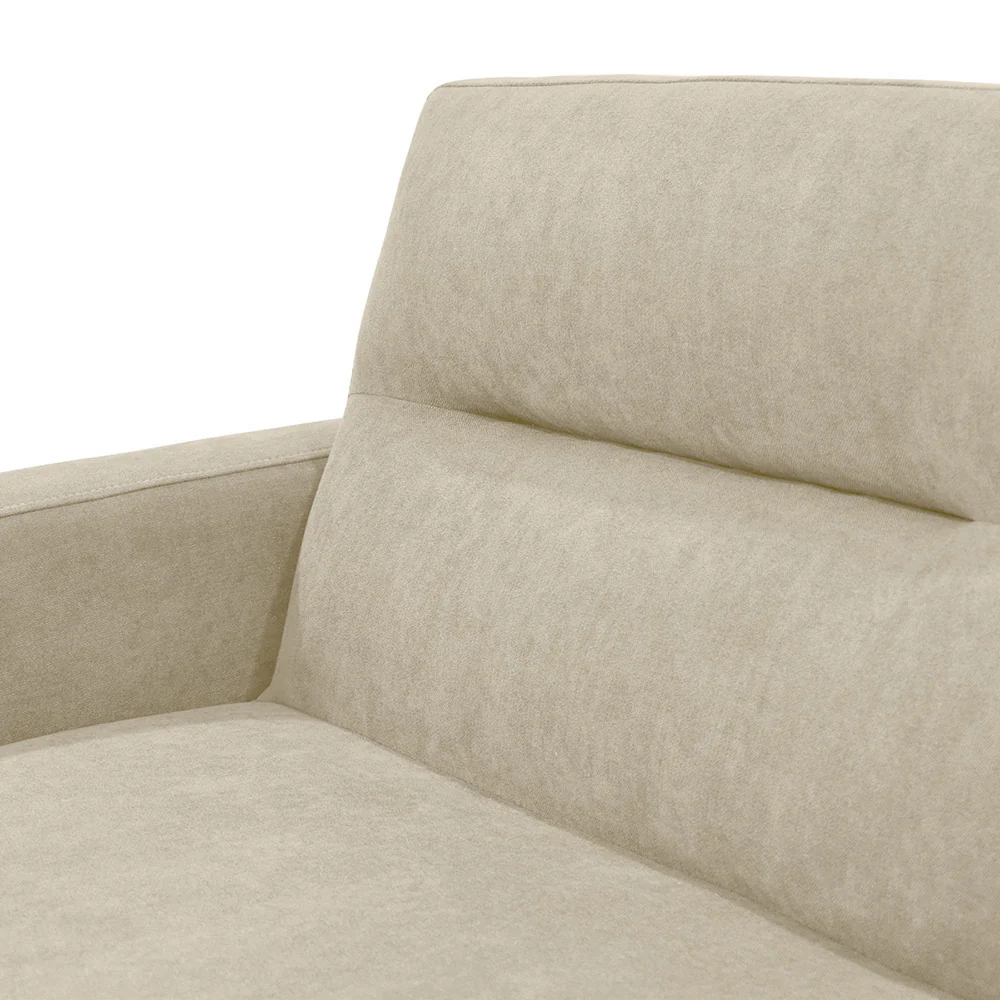 Sofa Barza 2 Puestos Tela 150x82x83 Taupe - Image 4