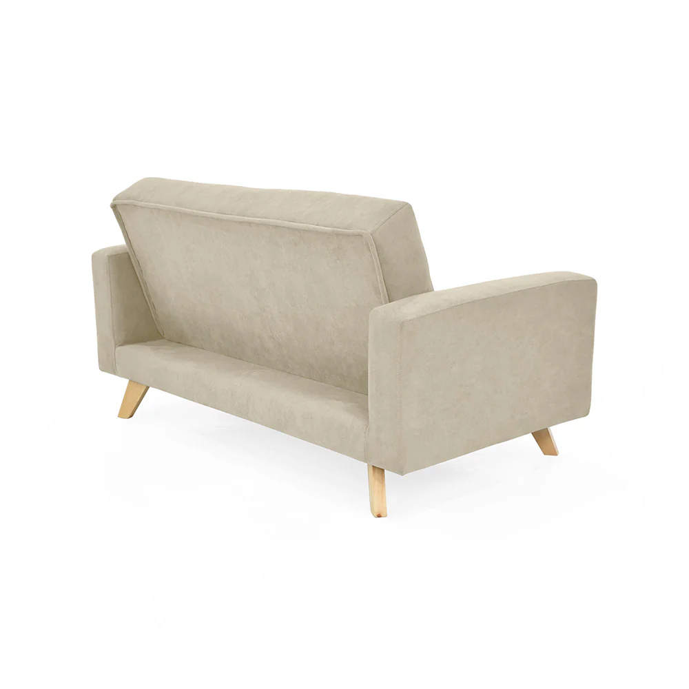 Sofa Barza 2 Puestos Tela 150x82x83 Taupe - Image 6