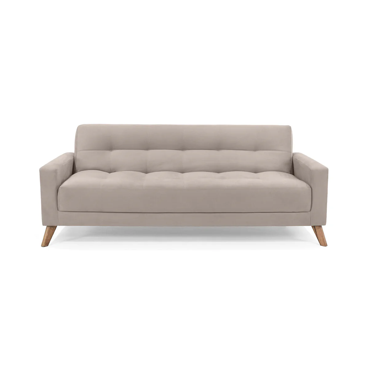 Sofá cama Sahara Reclinable Tela 206x90x82 Cm Taupé