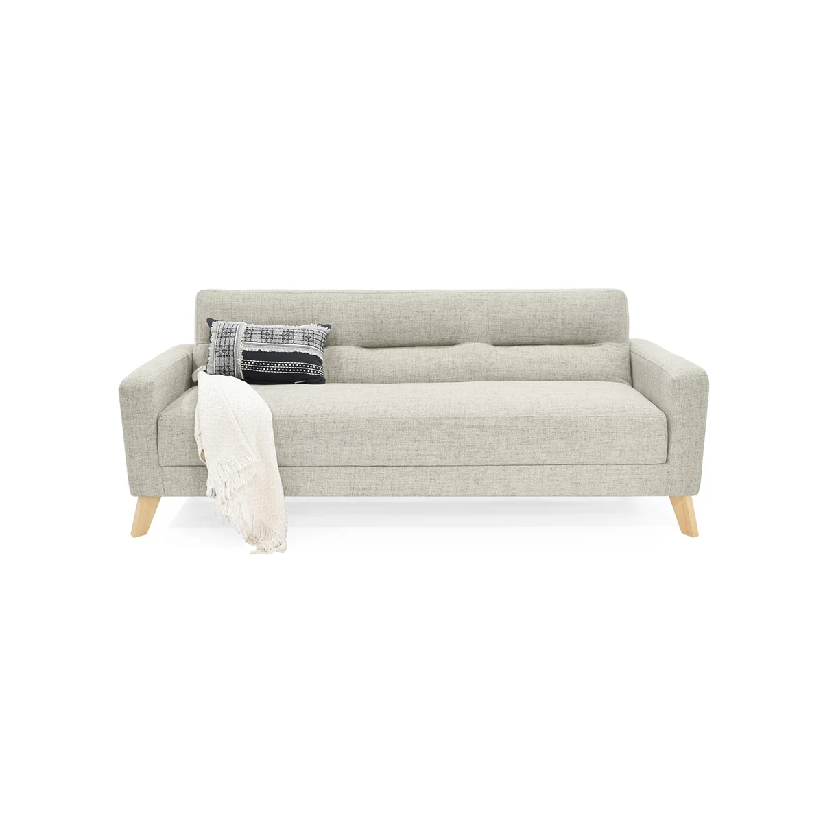 Sofa Cama Sion Reclinable 206x90x82 Taupe