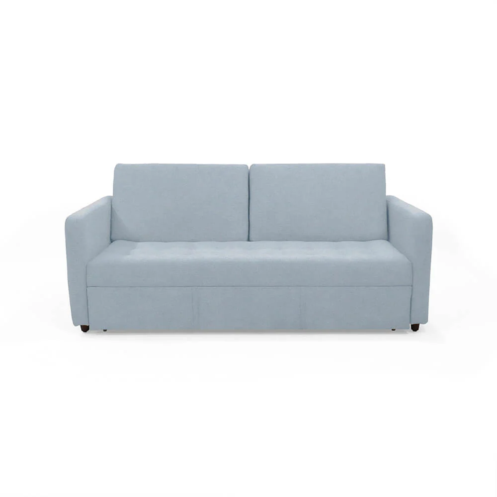 Sofa Cama Uganda Reclinable Tela 192x93x87 Plata - Image 5