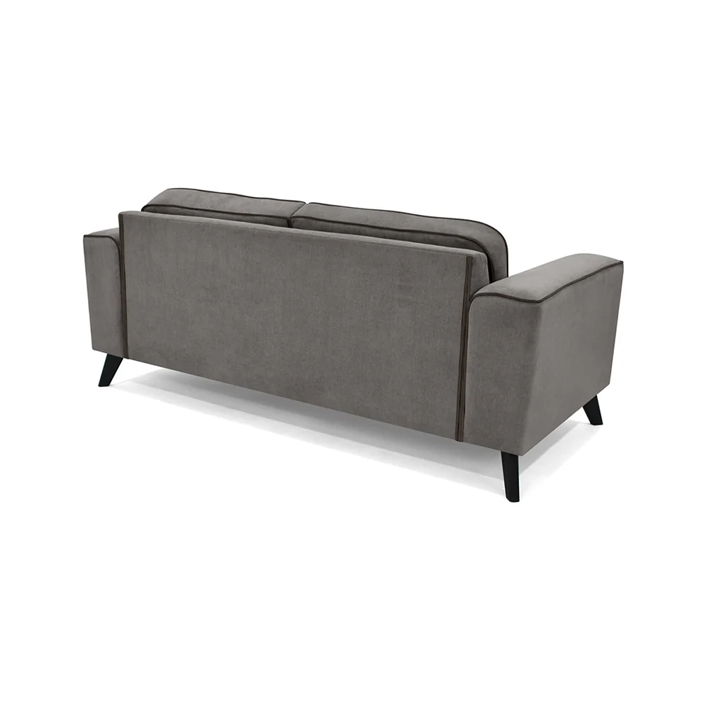Sofa Lotus 2 Puestos Tela 190x85x83 Gris - Image 6