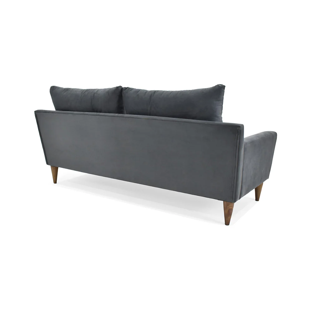 Sofá Verge 3 Puestos Tela 190x85x90 Cm Gris - Image 6