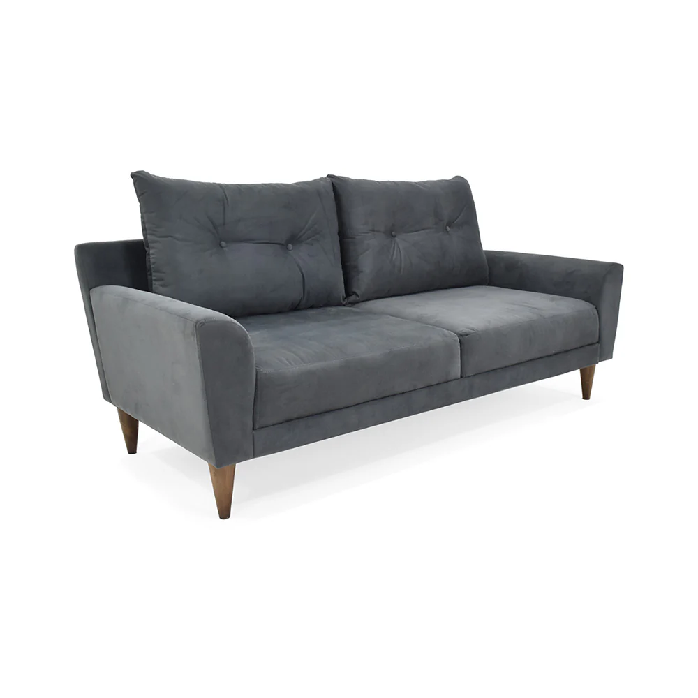 Sofá Verge 3 Puestos Tela 190x85x90 Cm Gris - Image 7