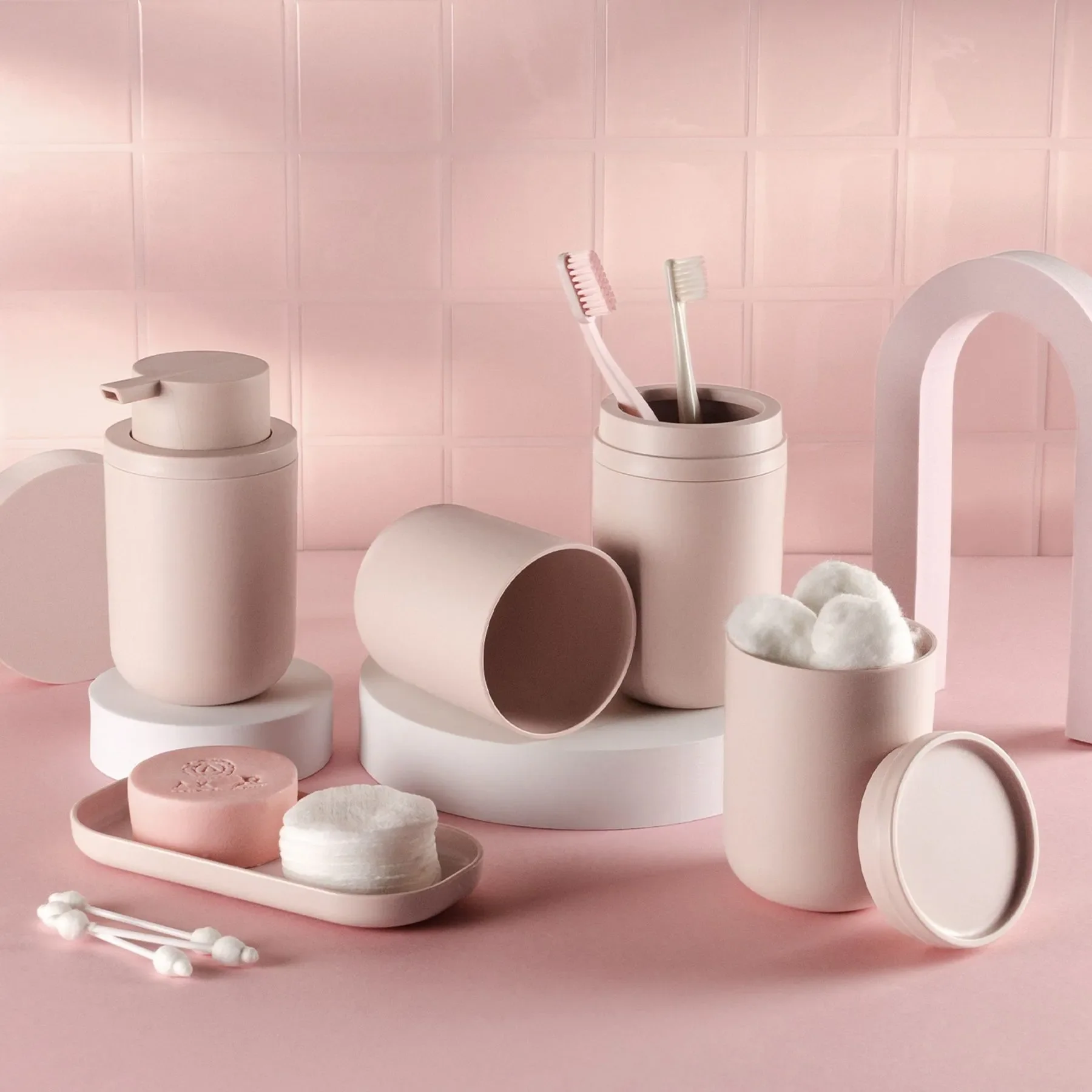 Soporte cepillo bold color rosa - Image 3
