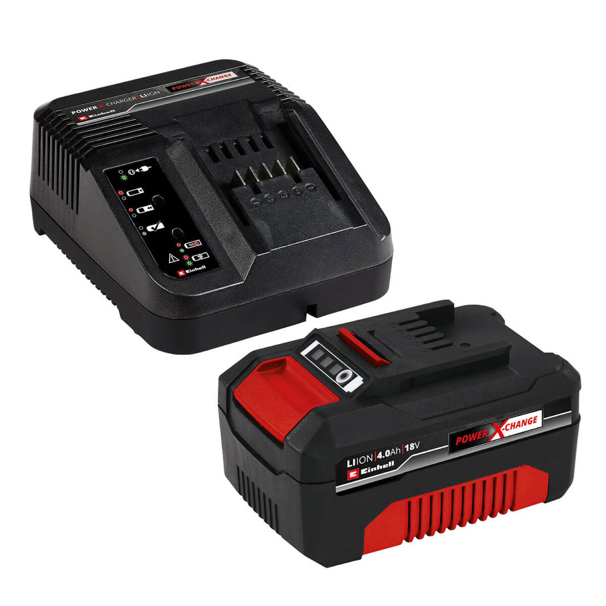 Starter kit 18 V + batería (4 ah) + cargador marca Einhell