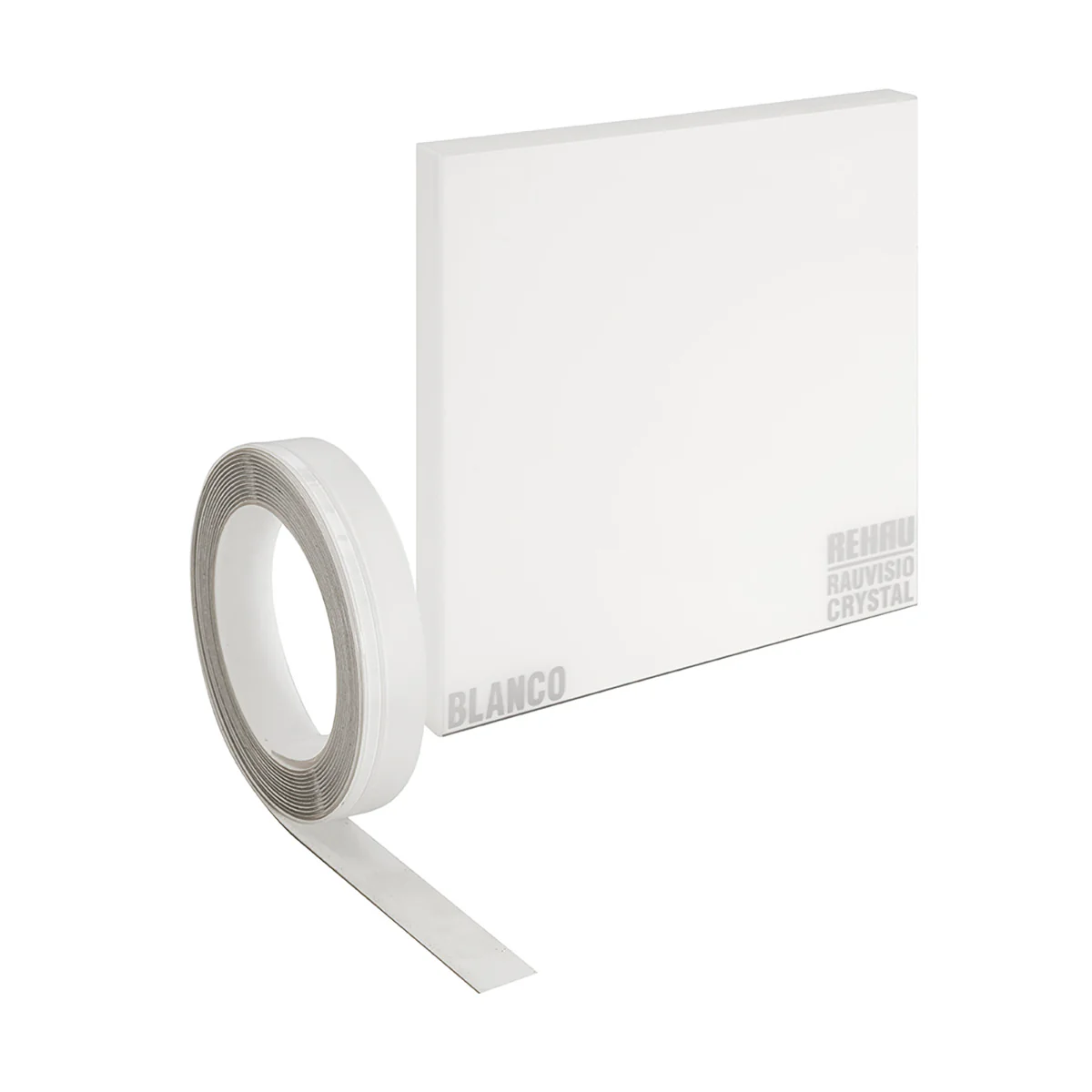 Tablero MDF laminado brillante blanco estandar Rauvisio Crystal - Image 2