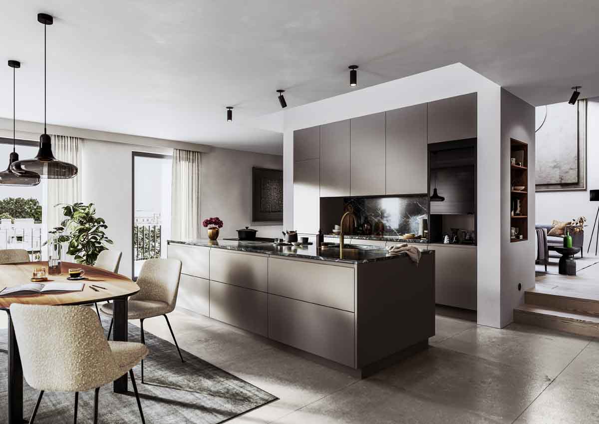 Tablero MDF laminado mate titanium metallic estandar Rauvisio Brilliant - Image 2