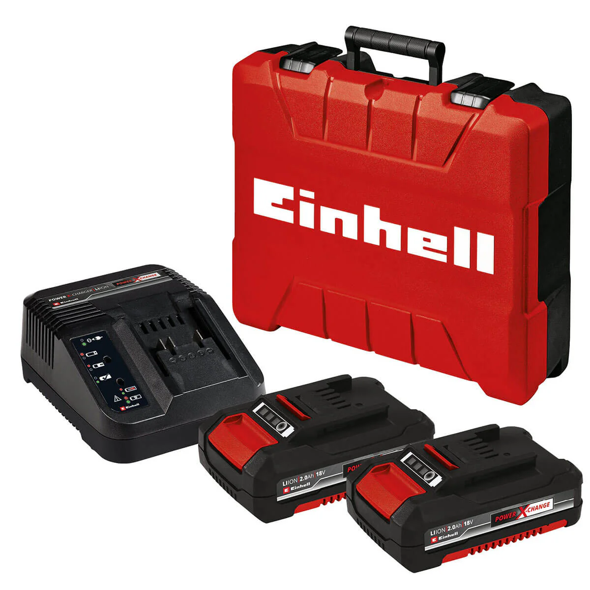 Taladro percutor 1/2 inalámbrico brushless 18 V + 2 baterías( 2,0 ah) + cargador marca Einhell - Image 6