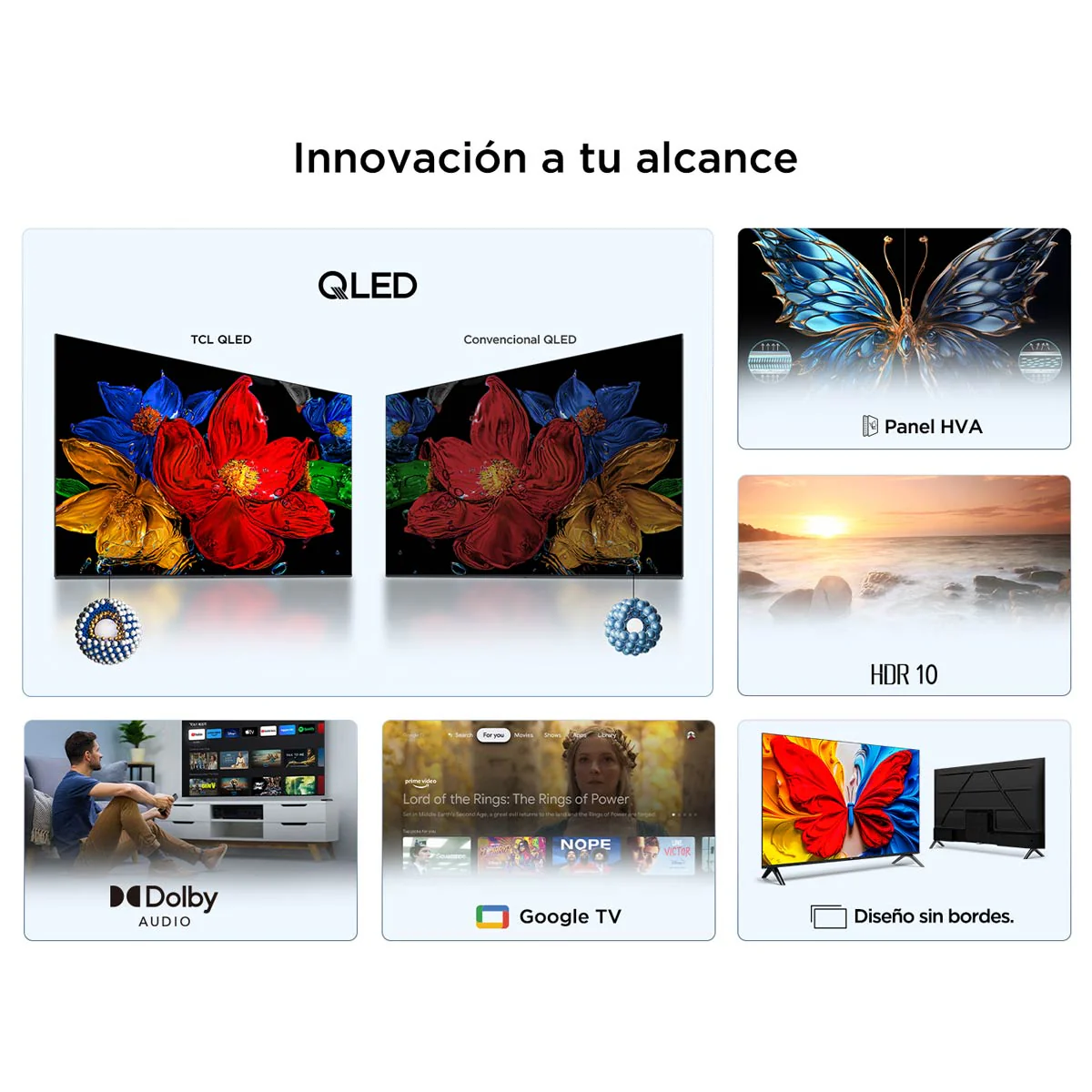 Televisor TCL 43S5K QLED FHD de 43 pulgadas - Image 3