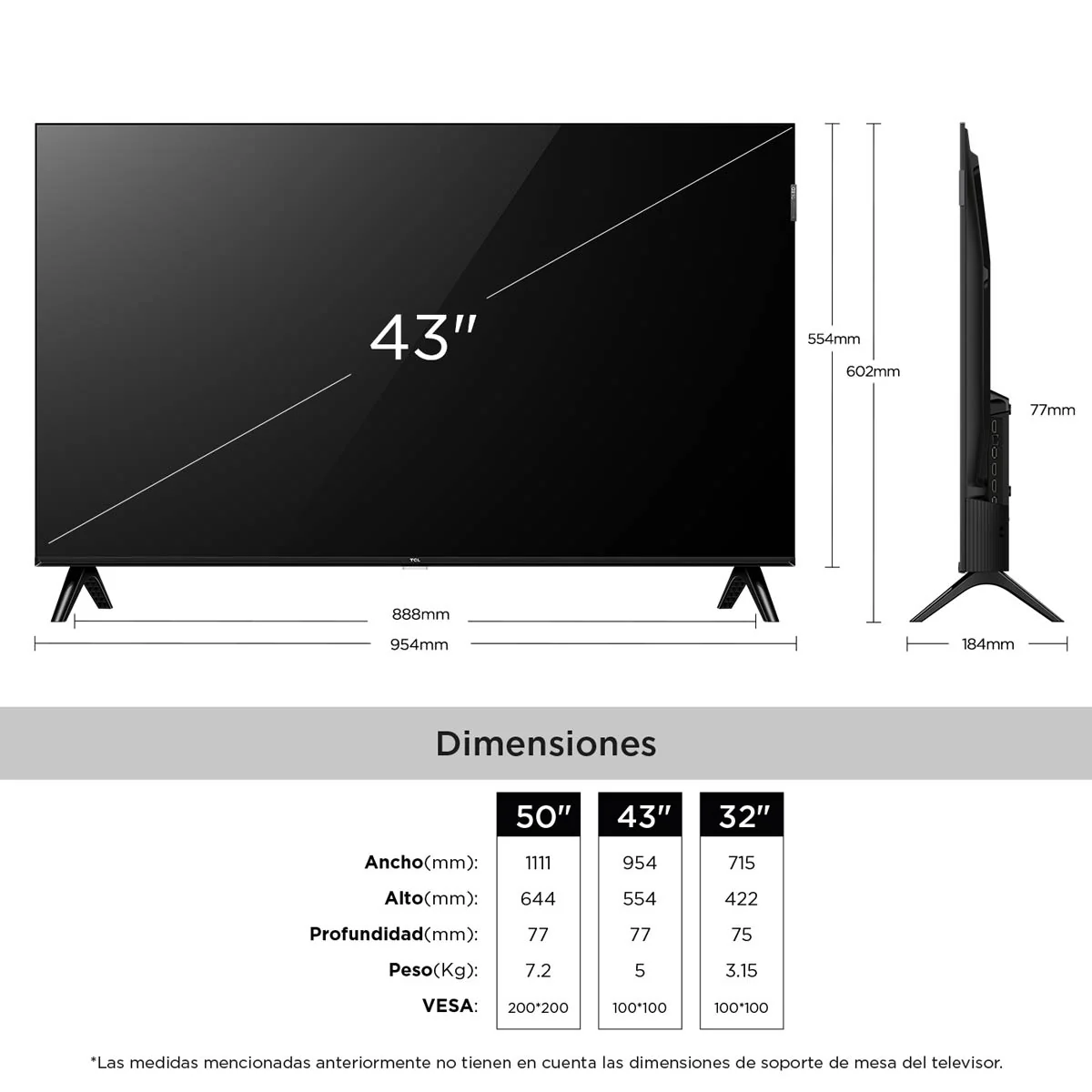 Televisor TCL 43S5K QLED FHD de 43 pulgadas - Image 6