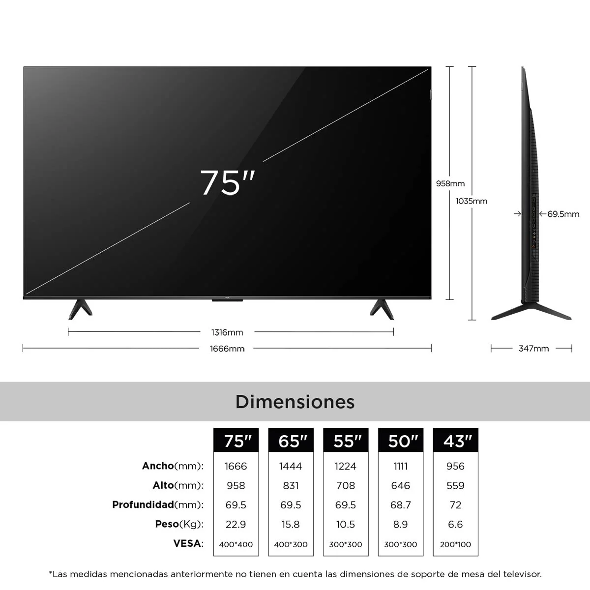 Televisor TCL 75" 75P7K QLED 4K UHD - Image 10