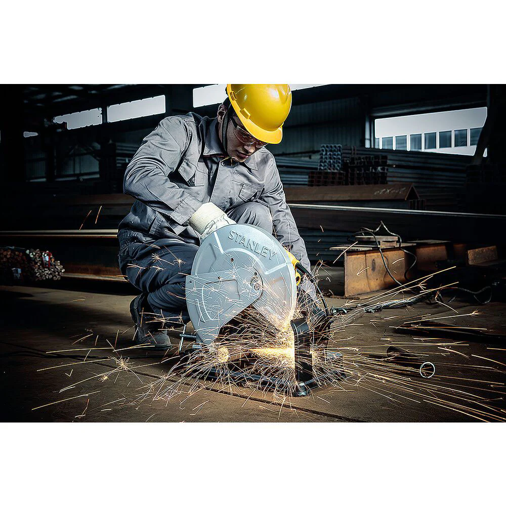 Tronzadora para metales profesional de 14". 2200w con disco de corte marca Stanley - Image 2