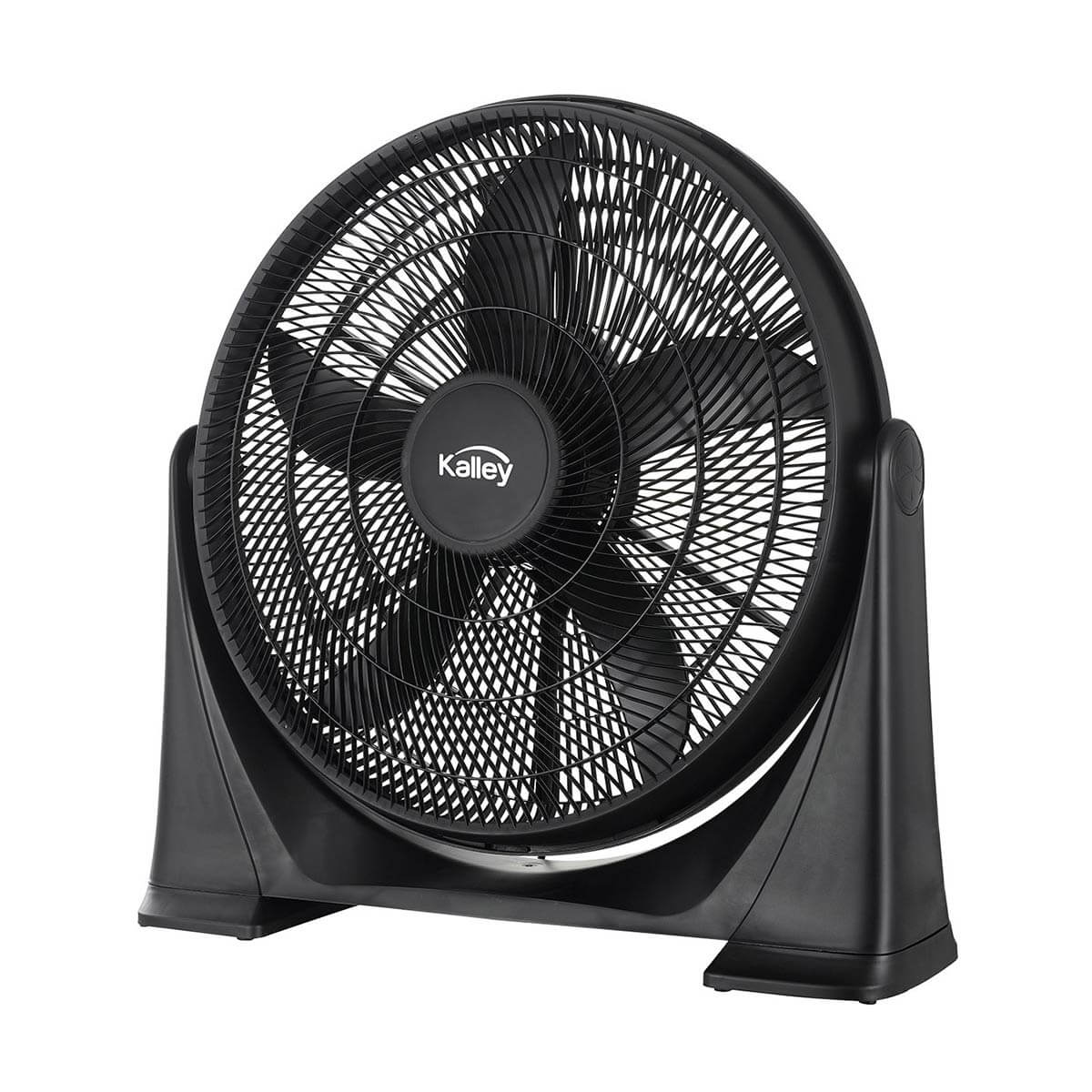 Ventilador de piso con 3 velocidades negro