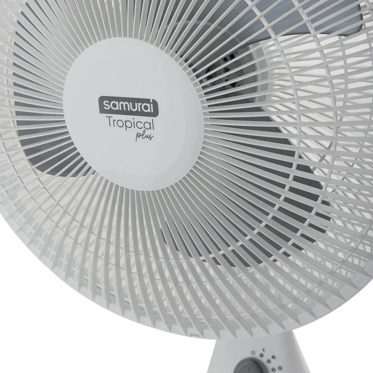 Ventilador de piso tropical plus 3 velocidades blanco marca samurai - Image 4